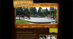 Desktop Screenshot of exceedlandscapesolutions.com